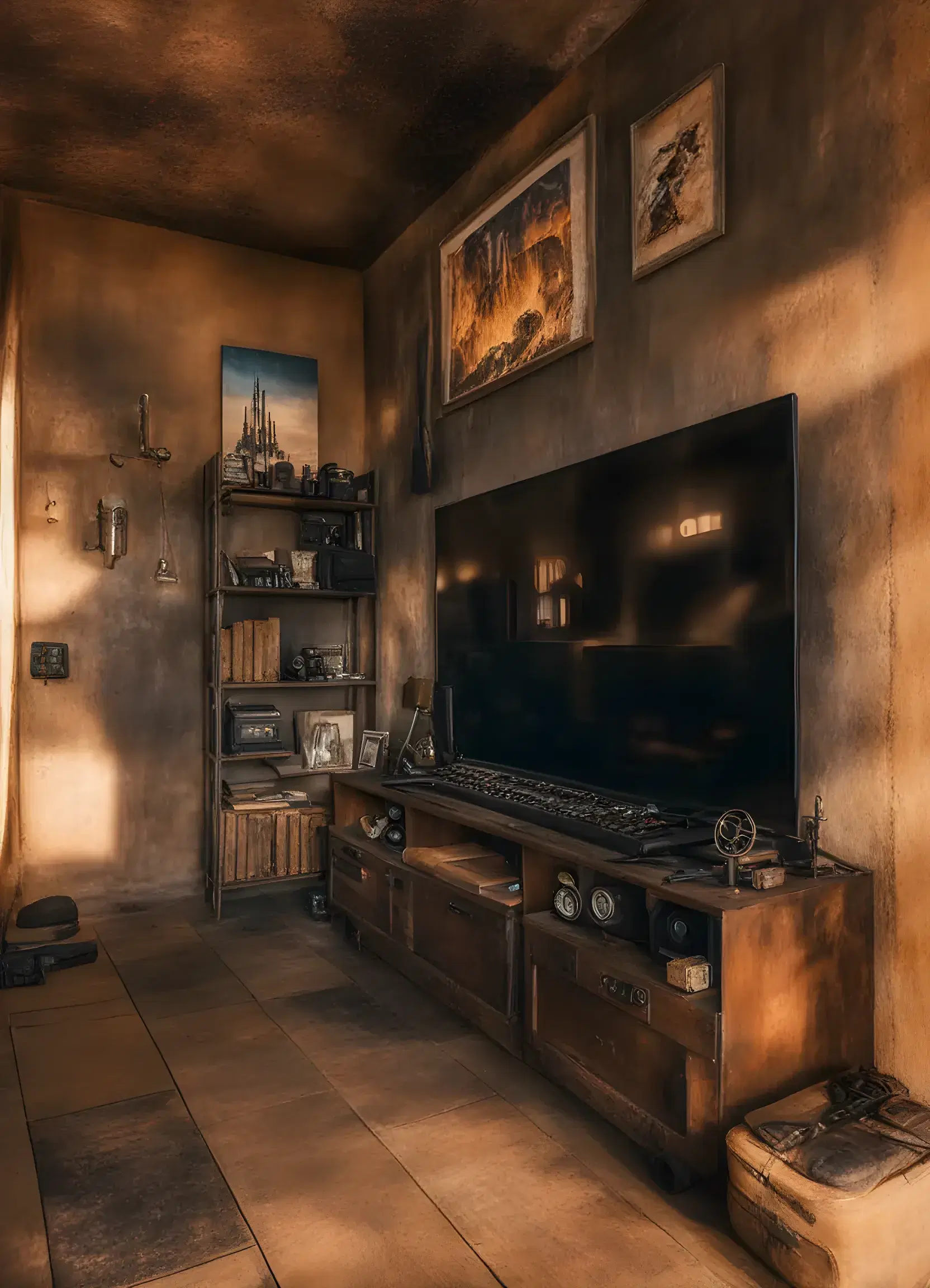 Fullscreen view of Madmax styled room